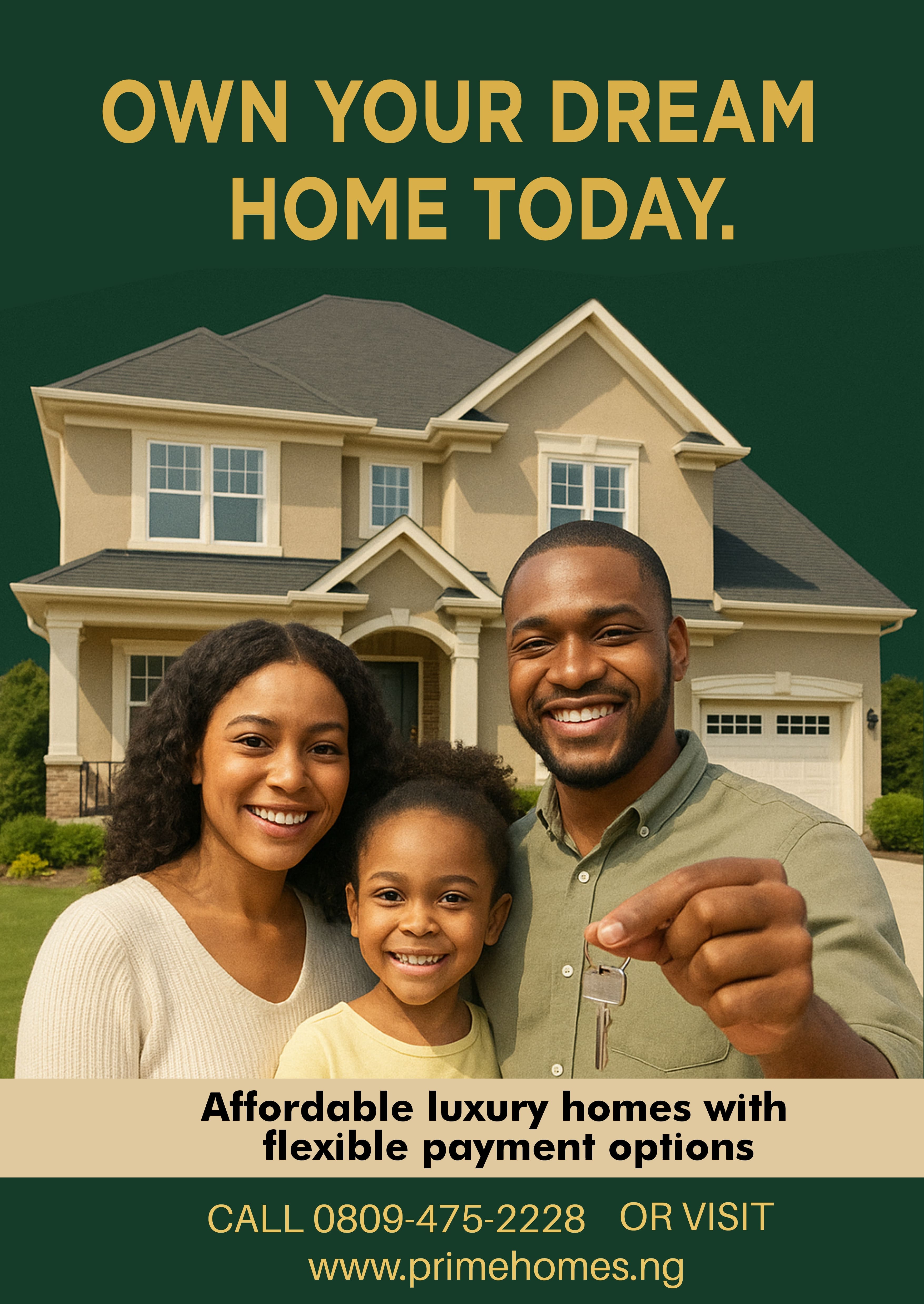 Outdoor billboard designed for client brand visibility in Abuja